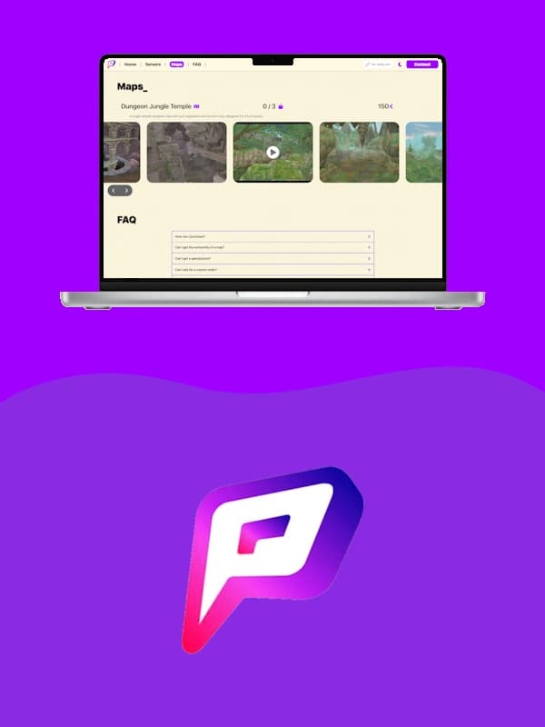 Flyff maps selling website.